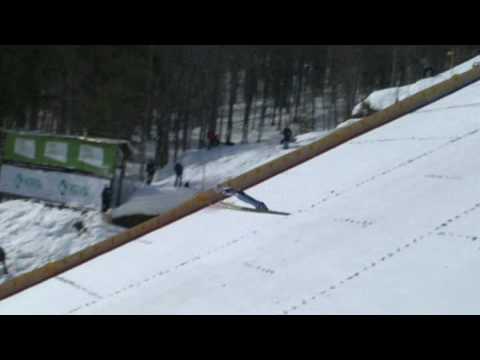 Simone Ammann goin' big. 233 meters