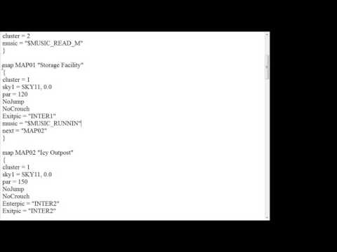 MAPINFO Basics - GZDoom Mapping Tutorial