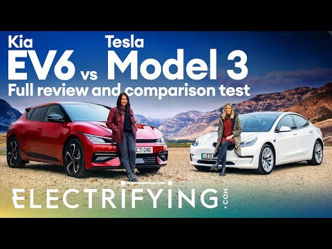 Kia EV6 vs Tesla Model 3 in-depth review and comparison / Electrifying