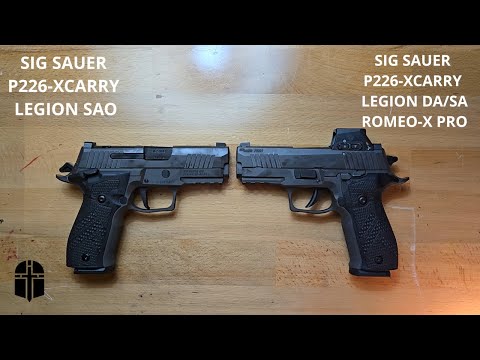 Sig Sauer P226 XCarry Legion SAO and DASA