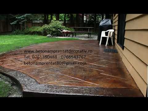 Beton Amprentat Slămnești -Argeș Tel.0761350488 -0766543767