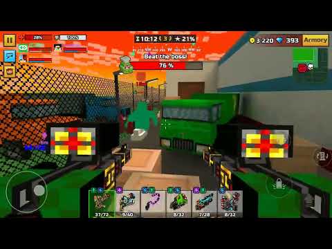 Winning Hard Raid! JustSpawn & Meteorka_5 - Pixel Gun 3D
