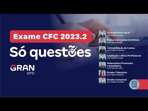 Exame CFC 2023.2: Maratona Só questões