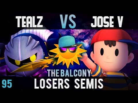 PM @ the Balcony 95 - Losers Semis ft. BCB|Tealz (Meta Knight) VS Jose V (Ness)