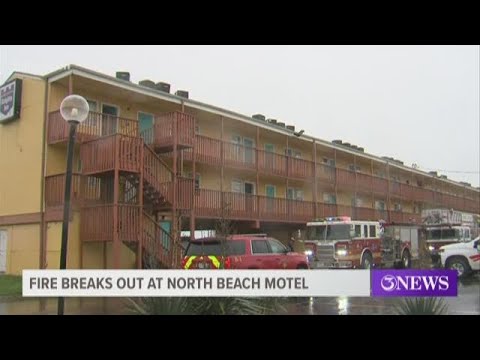 Fire breaks out in unoccupied room at Knight's Inn on North Beach