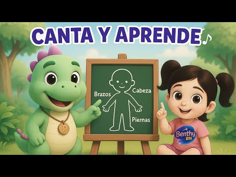 Aprende Partes del Cuerpo en Español e Inglés | Learn Body Parts | Canción Infantil (Parte1)BenthyBN