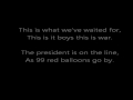 Goldfinger- 99 Red Balloons (lyrics) 