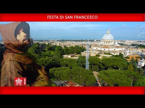 Il Papa pianta un albero di Assisi nei Giardini vaticani