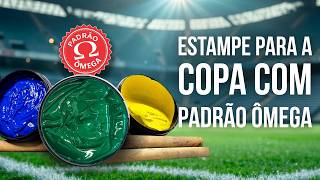 ESTAMPE PARA A COPA COM O PADRÃO ÔMEGA