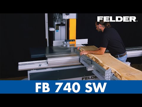 Felder® FB 740 SW - Bandsäge mit Schiebetisch | Felder-Group