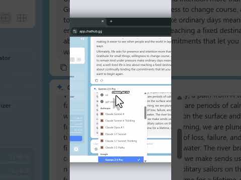 Chat with Multiple AI Bots at Once 🤖✨ #shorts #ChatHub