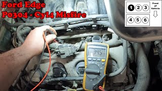 2010 Ford Edge 3.5L - P0304 Cylinder 4 Misfire - Nice and simple! No fancy tools needed!