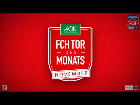 Das FCH Tor des Monats - November