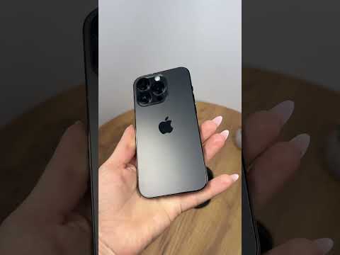 Смартфон iPhone 14 Pro 128 GB, eSIM, черный, б/у, батарея 84% - фото 1 - id-p2831104611