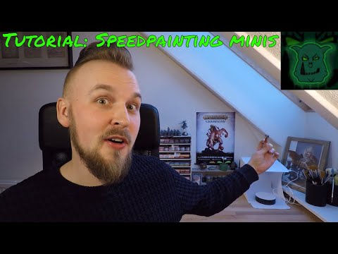 How to paint miniatures fast? 1colour1shade technique - miniature painting 101