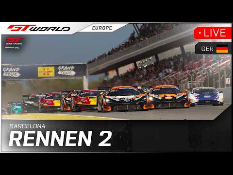 LIVE | Rennen 2 | Barcelona | GT World Challenge powered by AWS 2026 (Deutsch)