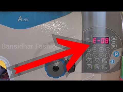 Jack A2s | jack a2s error 08 | error 08 | jack e - 08 | Jack sewing machine | Jack sewing machine