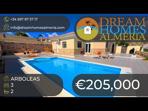 Bargain 3 bed 2 bath villa with fabulous views over Arboleas