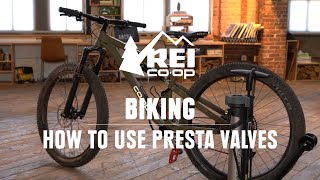 How to Pump Up a Bike Tire With Presta Valves || REI