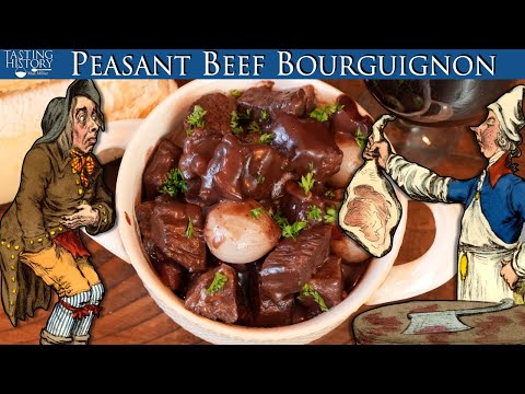 Beef Bourguignon for the French Peasants from 1885