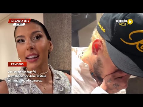 Vídeo: Zé Felipe diz que foi humilhado por Ana Castela e manda recado para ex.