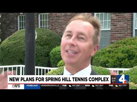 New plans for spring hill tennis complex