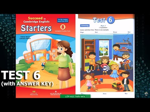 Starters SUCCEED 8 Komplette Übungstests - Listening Tests 6 | Lớp Học Thầy Mol