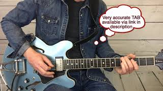 25 or 6 to 4 Chicago/Terry Kath solo/ lesson by Emerson Swinford/Rod Stewart's guitarist