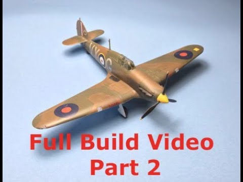 Airfix 1/72 Hawker Hurricane Mk1 Build Part 2, Painting and Navigation Lights