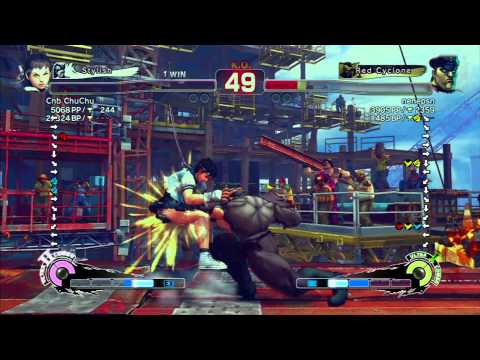CNB Chuchu(Sakura) VS SOA-TRAZPRANOS(M. Bison) SSF4 AE 2012 Xbox Live