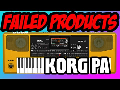 6 Arranger Keyboard Failed Products By KORG