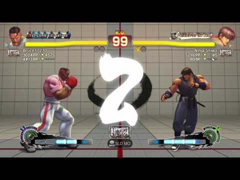 Bruce77270 (Dudley) vs Ninja Shakz (Guy)