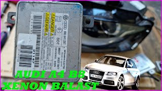 Audi A4 S4 B8: Do not you have low beam? Check your xenon headlight ballast 8K0941597, 8K0941597C