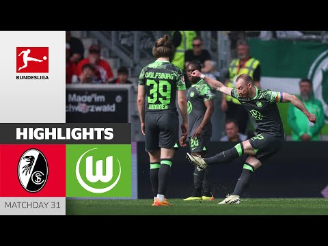Resumen de SC Freiburg vs Wolfsburg Matchday 31