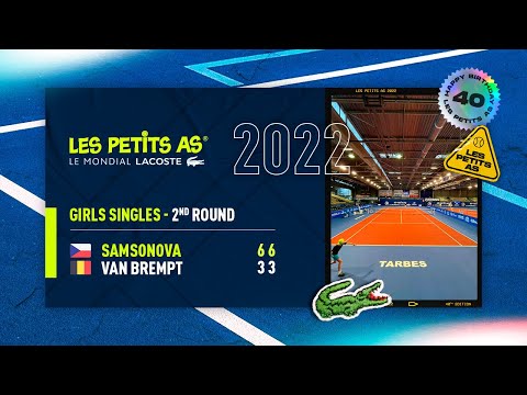 Les Petits As 2022 | Girls 2nd Round | Marilyn Van Brempt vs. Laura Samsonova