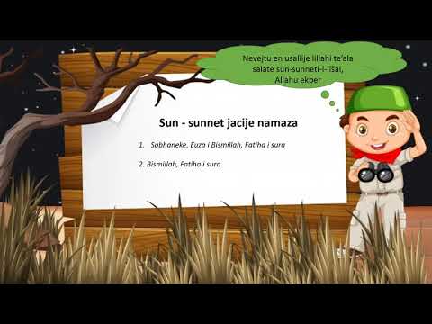 Islamski vjeronauk, 4. r. OŠ - Jacija namaz