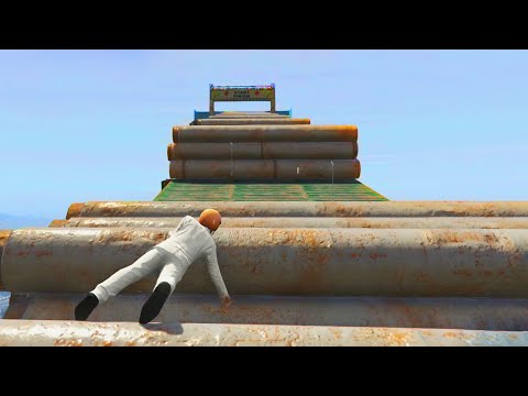 Hilarious Pipe Race Challenge (GTA 5 Funny Moments)