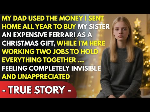 MY DAD BOUGHT MY SISTER A FERRARI FOR CHRISTMAS WHILE I WORKED TWO JOBS TO SUPPORT OUR FAMILY