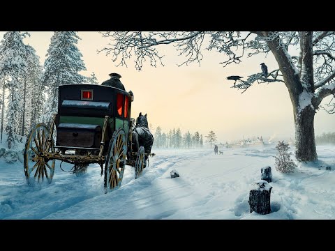 The Secret Traveler’s Journey - Carriage Ride in the Snow - Relaxing Ambience ⛄️ 🧳🎩