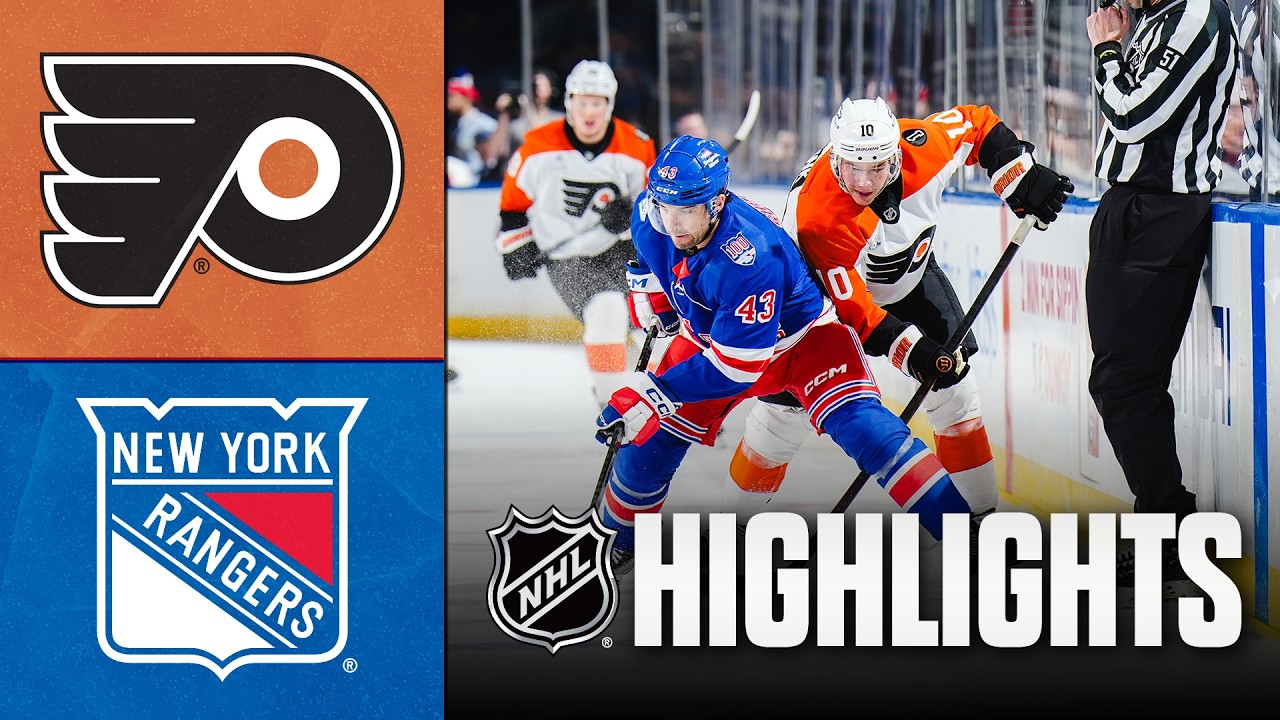 Flyers vs. Rangers | NHL Highlights | February 26, 2026