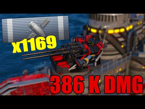 Khaba damage record NA - World of Warships