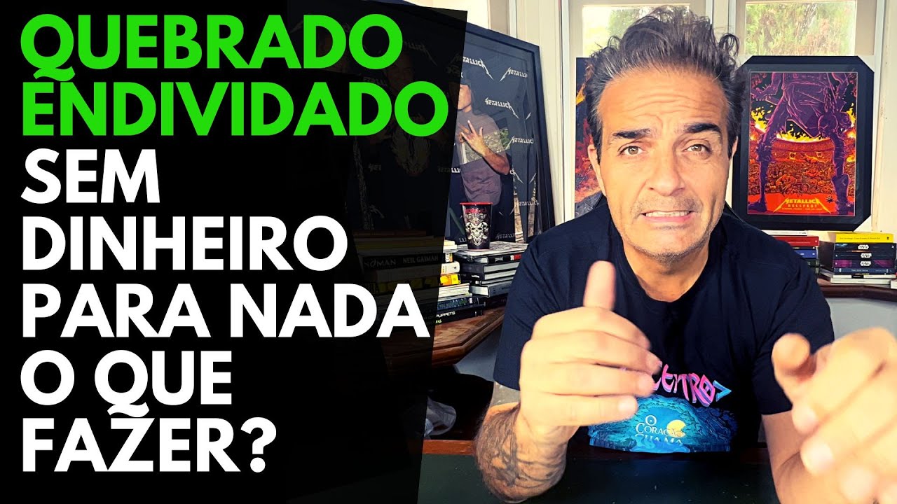 Empreendedor quebrado. Cheio de dívidas. Sem dinheiro no banco. O que fazer?
