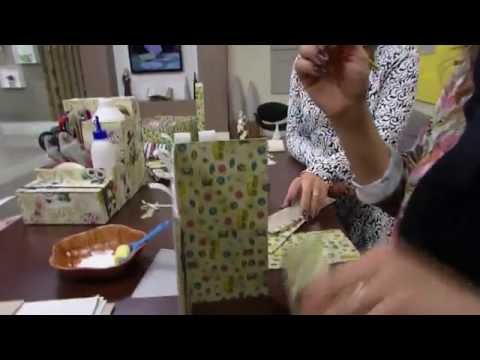 Mulher.com - 14/06/2016 - Caixa organizadora de fitas em cartonagem - Ane Matos PT1