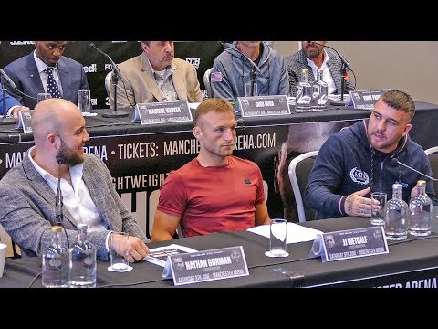 HEAVYWEIGHT BEEF!! Nathan Gorman vs Sean Turner DISAGREEMENT at Press Conference