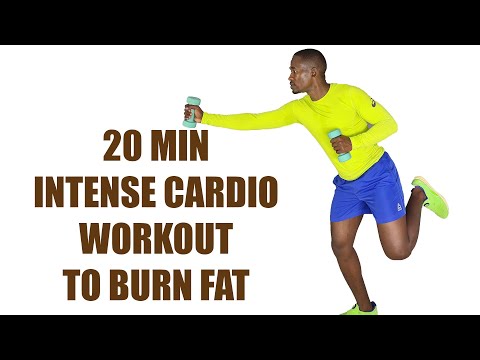Learn 20 Minute Intense Fat Burning Cardio Workout with Dumbbells 230 Calories Mind Luster