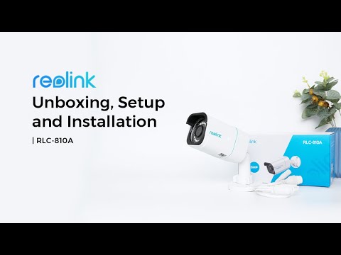 Reolink RLC-810A POE video