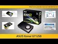 Звуковая плата Asus Xonar U7 - видео