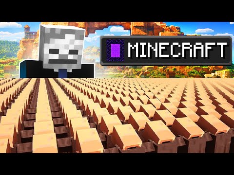1,000,000 Villagers Simulate The MINECRAFT MOVIE