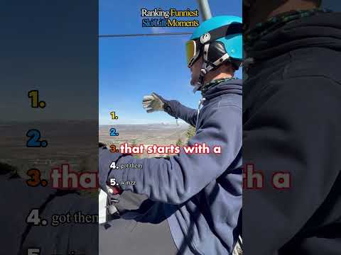 Ranking Funniest Ski Lift Moments