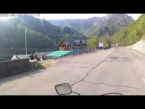Baile Herculane - Valea Cernei pe motor!Honda Shadow VT!